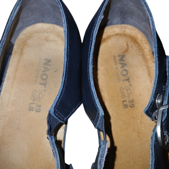 Naot Surreal Mary Jane Black Leather Sandals Women’s size 8 - Picture 5 of 10